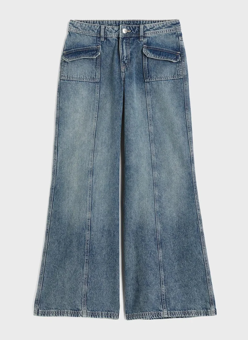 H&M Wide Leg Jeans