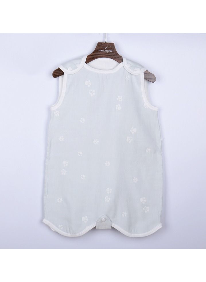 Loquat Suitable For Baby Anti Startle Cotton Wrap Sleeping Print Vest Bag