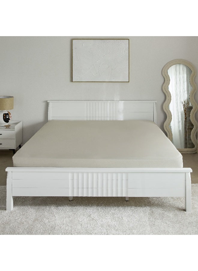 Home Box Purely Percale Queen Fitted Sheet 200 x 40 x 150 cm - Image 3