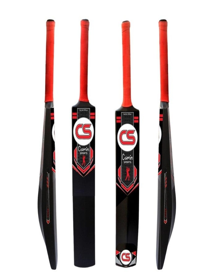 Camin Turf Plastic Tennis Cricket Bat Full Size Bat (34 X 4.5 Inch) for All Age Group (Slog Cricket Bat) Mens Heavy Plastic Bats with Grip for Gully Tournament Match Standard Full Size Tennis Bat - Image 1