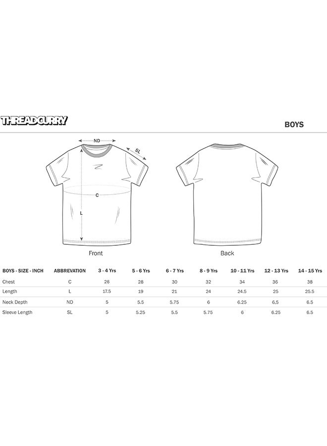 THREADCURRY تي شيرت من القطن مطبوع عليه رسومات متحركة ومانغا ورسوم متحركة ورسوم متحركة للأولاد من THREADCURRY - Image 4