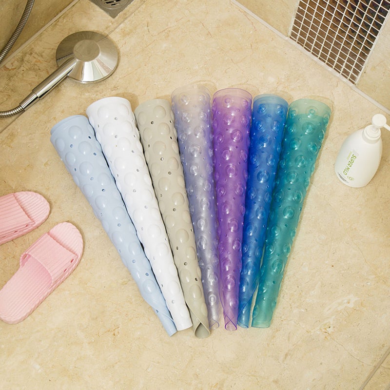 Anti-slip Floor Mat Sector Shaped Mat Bathroom Shower Mat Creative Floor Cushion (White, 54x54cm) - Image 5