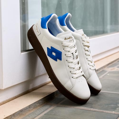 Lotto Men Autograph OG White Leather Sneakers - Image 2
