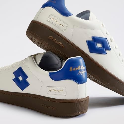 Lotto Men Autograph OG White Leather Sneakers - Image 3
