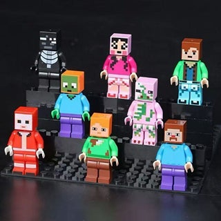 20PCS My World building block figures children's gift educational assembly toy for boys（Random pattern） - view 2