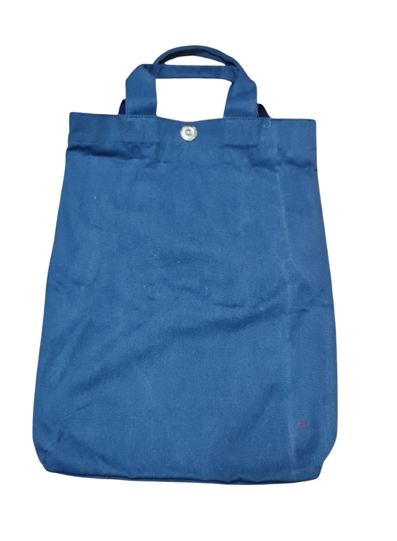 12A Imitation Jean Wash Cotton Canvas Bag - Image 2
