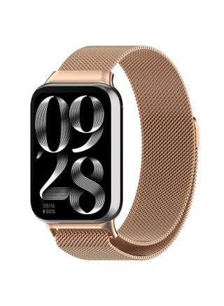 Milanese Loop Strap for Xiaomi Mi Smart Band 8 Pro - Stainless Steel Magnetic Adjustable Mesh Metal Watch Bands for Men and Women- Rose Gold - pzsku/Z57C8EEC54ED2B57F5ED2Z/45/_/1703852958/13d31d9a-8422-4003-b7c3-1fc7d6f14f75
