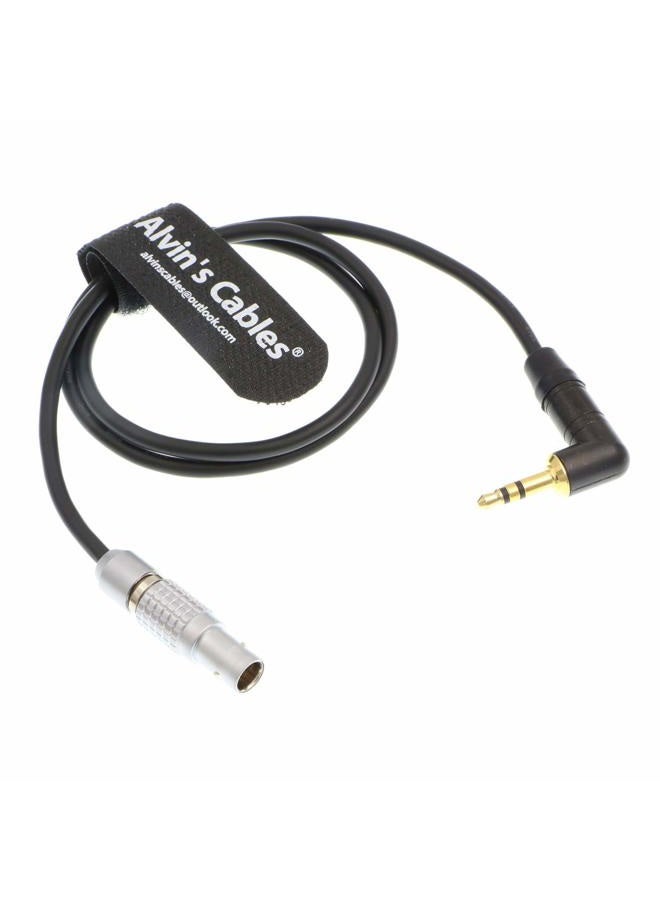 Alvin's Cables Audio Cable for ARRI Mini LF Camera 6 Pin Male to 3.5mm TRS Right Angle - Image 2