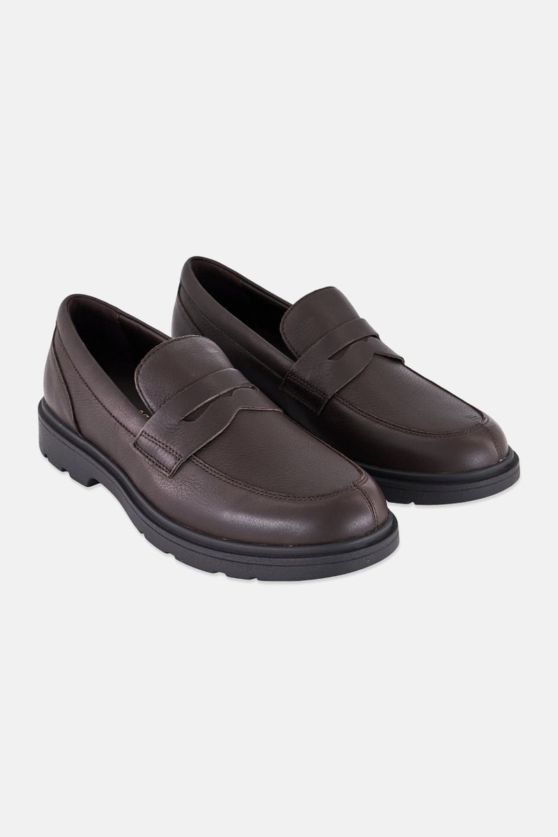 GEOX Men U Spherica EC 1 A  Slip On Casual Shoes, Coffee Brown  - Image 1