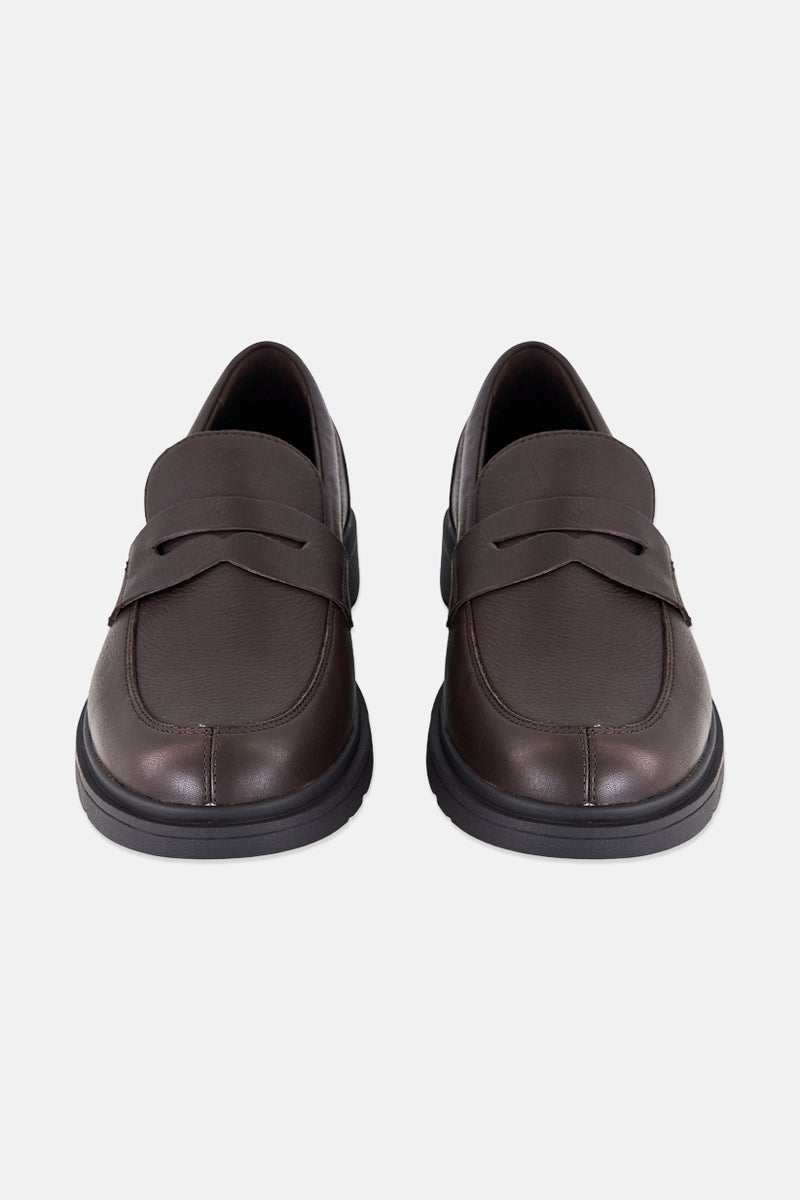 GEOX Men U Spherica EC 1 A  Slip On Casual Shoes, Coffee Brown  - Image 3
