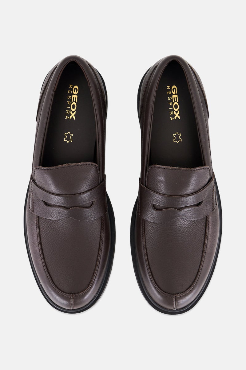 GEOX Men U Spherica EC 1 A  Slip On Casual Shoes, Coffee Brown  - Image 4