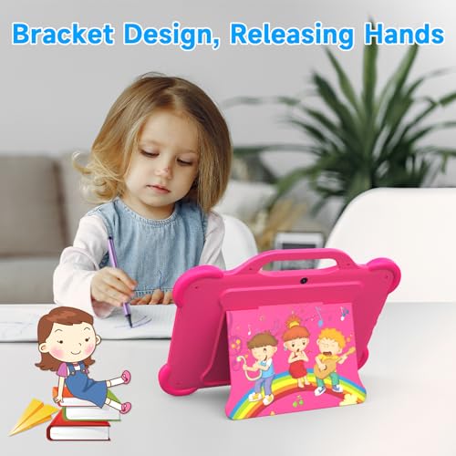 CUPEISI Android 14 Kids Tablet Toddler Tablet for Kids,10 inch 8GB RAM+64GB ROM Tableta for Boys Girls, 10" 1280*800 IPS Safety Eye Protection Screen Parental Control APP Latest Model Kid Tablets WIFI Tab PC - Image 4