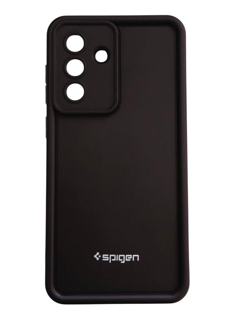 Spigen Samsung Galaxy A17 Spigen Silicone Case Cover With Camera Protection - Black