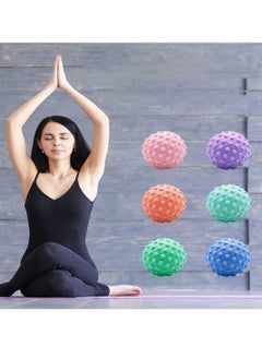 General Six different colors massage balls foot massager to relieve plantar fasciitis yoga muscle relaxation pain relief portable therapy balls  - Image 4