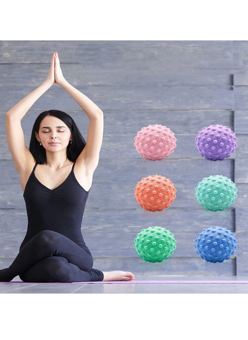General Six different colors massage balls foot massager to relieve plantar fasciitis yoga muscle relaxation pain relief portable therapy balls  - Image 4
