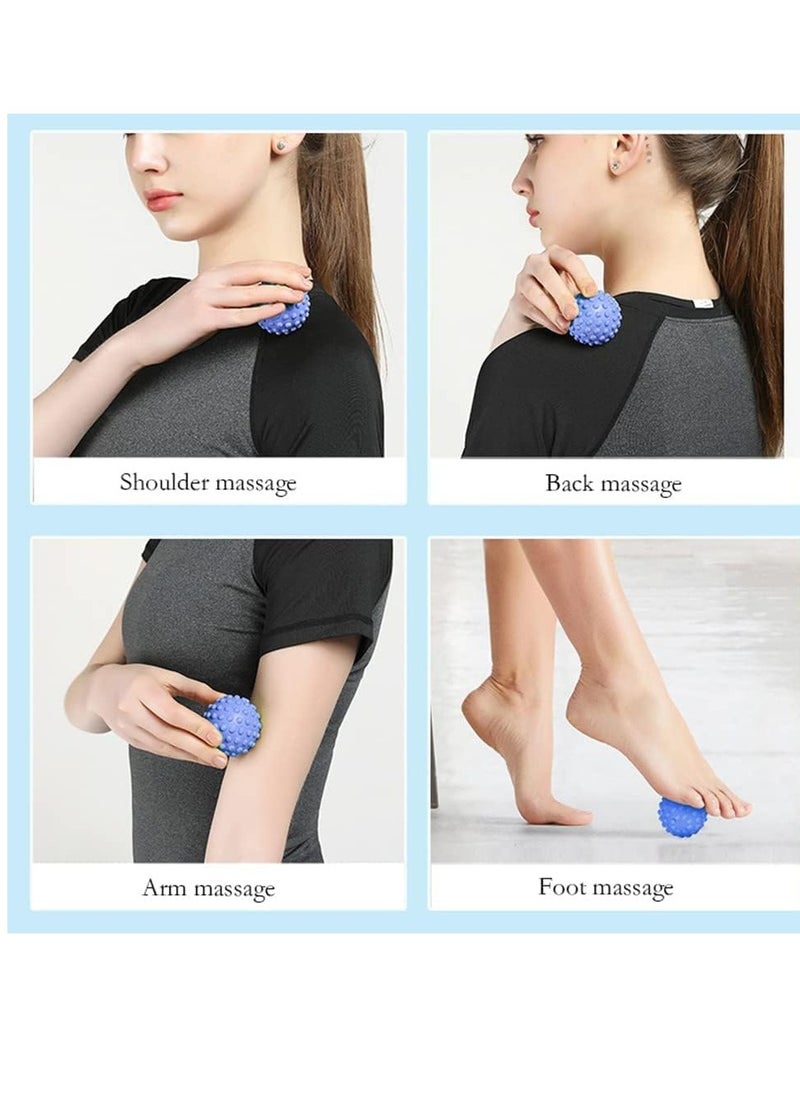 General Six different colors massage balls foot massager to relieve plantar fasciitis yoga muscle relaxation pain relief portable therapy balls  - Image 5