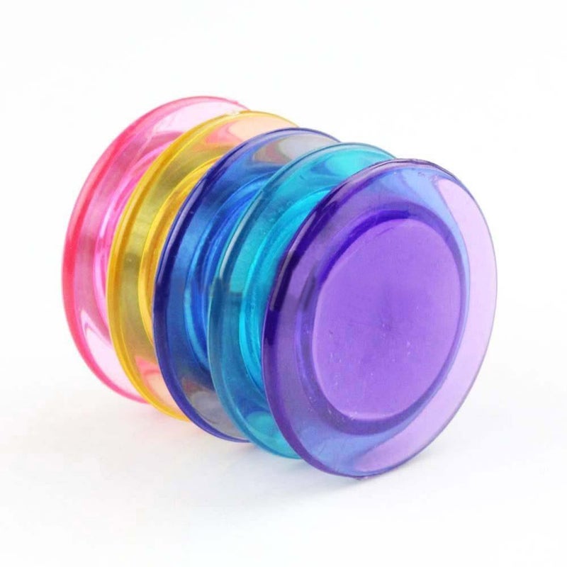eS³kube eSkube Colorful Translucent Magnet for Magnetic WhiteBoards Stick Notes Photos Charts and More Size 30mm Set of 10 - Image 3