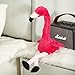 CozyWorld 13 Talking Flamingo Toy Repeat What You Said Interactive Cute Plush Toy Flamingo Stuffed Animals Birthday Gifts for Boys and Girls Red - Image 2