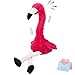 CozyWorld 13 Talking Flamingo Toy Repeat What You Said Interactive Cute Plush Toy Flamingo Stuffed Animals Birthday Gifts for Boys and Girls Red - Image 4