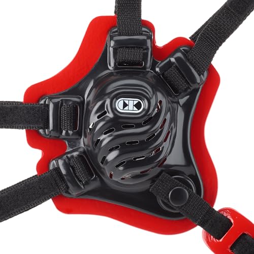 Cliff Keen Tornado Wrestling Headgear (Black/Scarlet/Black) - Image 2