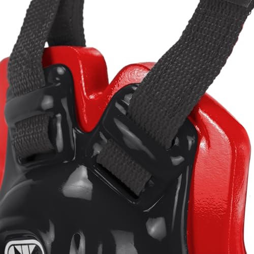 Cliff Keen Tornado Wrestling Headgear (Black/Scarlet/Black) - Image 4