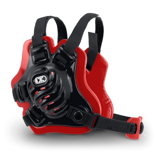 Cliff Keen Tornado Wrestling Headgear (Black/Scarlet/Black) - Image 5