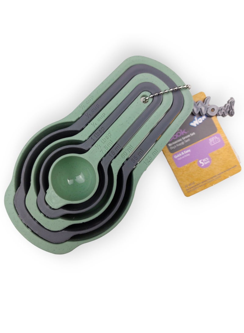 صن بلاست طقم ملاعق قياس - 5 قطع. - Image 1