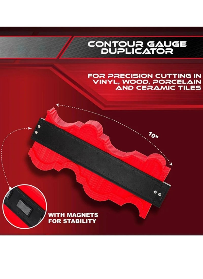 Generic Contour Gauge, Shape Finder,Angle Finder Measuring Tool for Precise Reproduction of Irregular Shapes Perfect Fit and Easy Cuttin  - Image 3