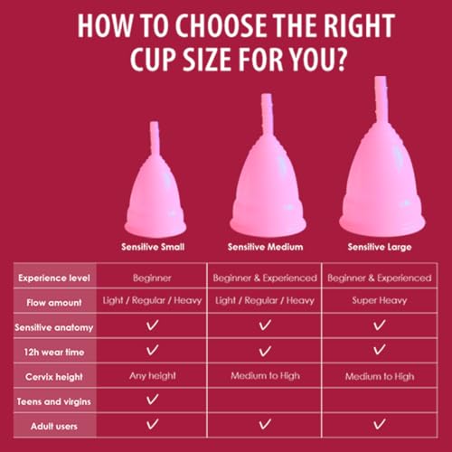 Namyaa Ultra Soft Reusable Silicone Menstrual Cup, FDA Compliant Medical Grade Silicone, Medium (16-20ml), Pink - Image 3