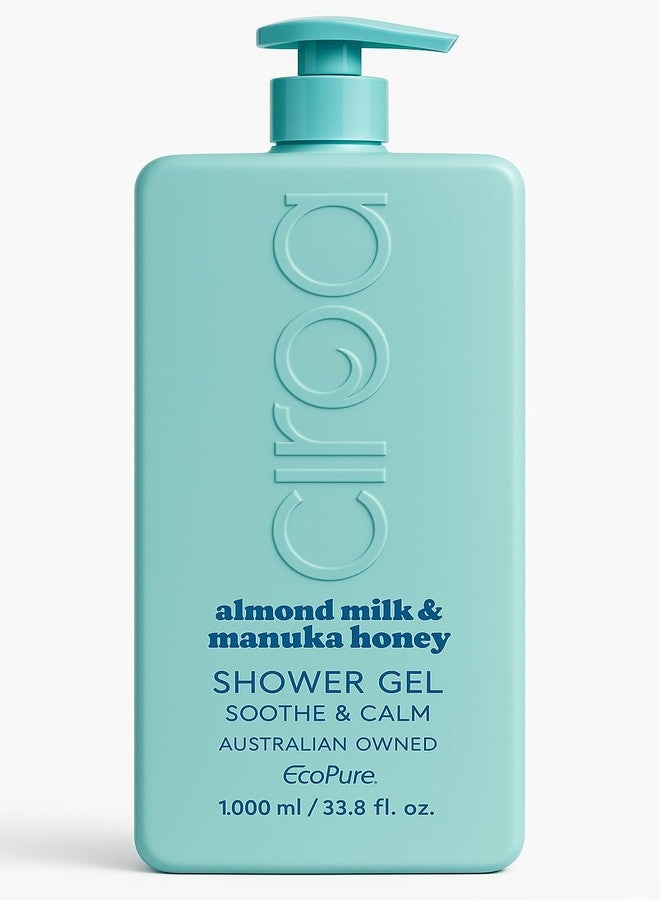 Ciroa, Almond Milk & Manuka Honey, Shower Gel, Soothe & Calm, 33.8 fl oz (1000ml)