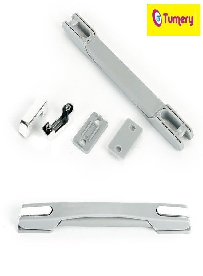 Tumery Repair Replacement Luggage Pull Handle for VIP Safari, American tourister, Skybag Suitcase Trolley Bag Suitcases Handle for Luggage Parts (Grey (New) 2 Pcs Handle) - Image 5