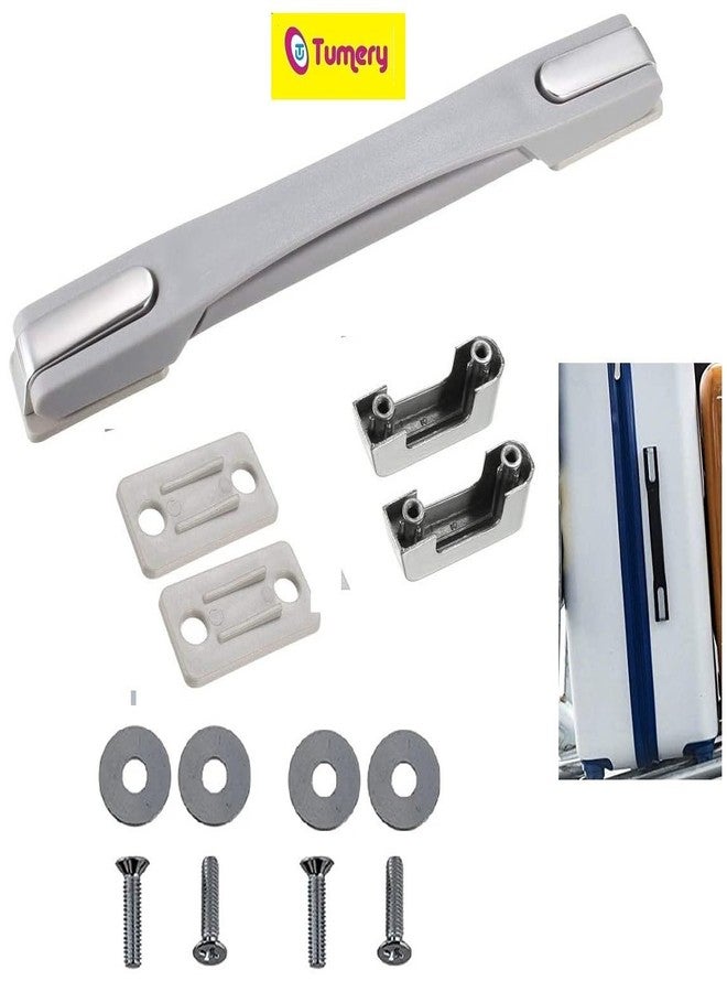 Tumery Repair Replacement Luggage Pull Handle for VIP Safari, American tourister, Skybag Suitcase Trolley Bag Suitcases Handle for Luggage Parts (Grey (New) 2 Pcs Handle) - Image 3