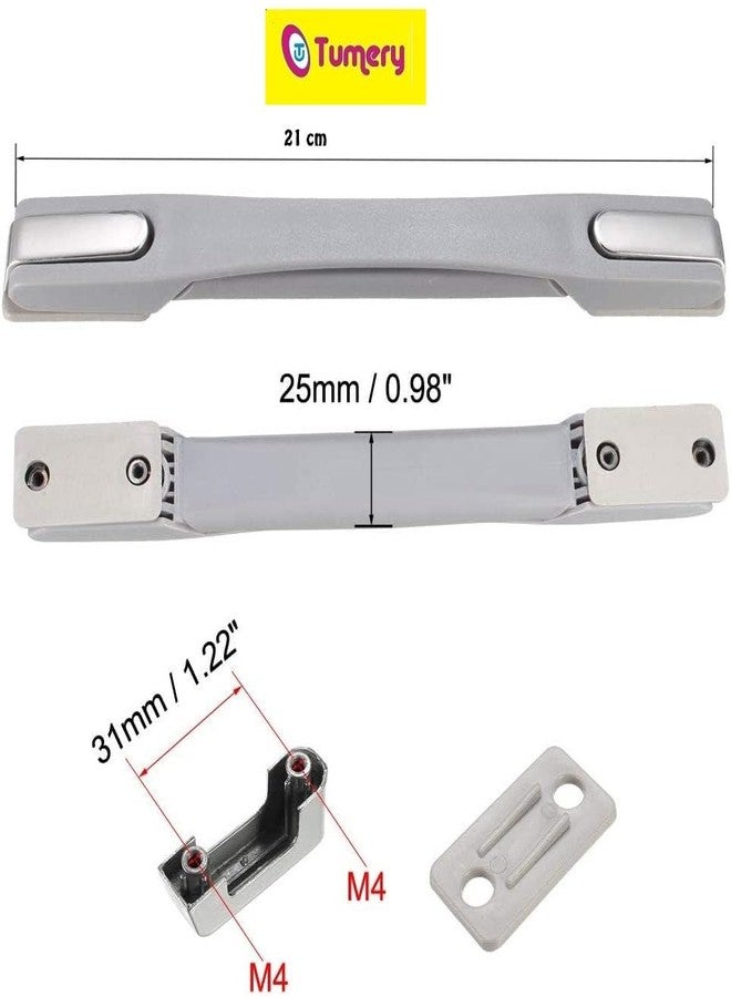 Tumery Repair Replacement Luggage Pull Handle for VIP Safari, American tourister, Skybag Suitcase Trolley Bag Suitcases Handle for Luggage Parts (Grey (New) 2 Pcs Handle) - Image 4