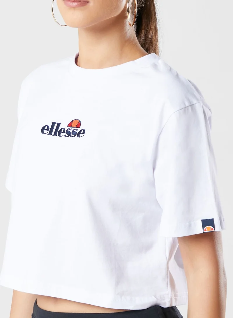 Ellesse Fireball Cropped T-Shirt