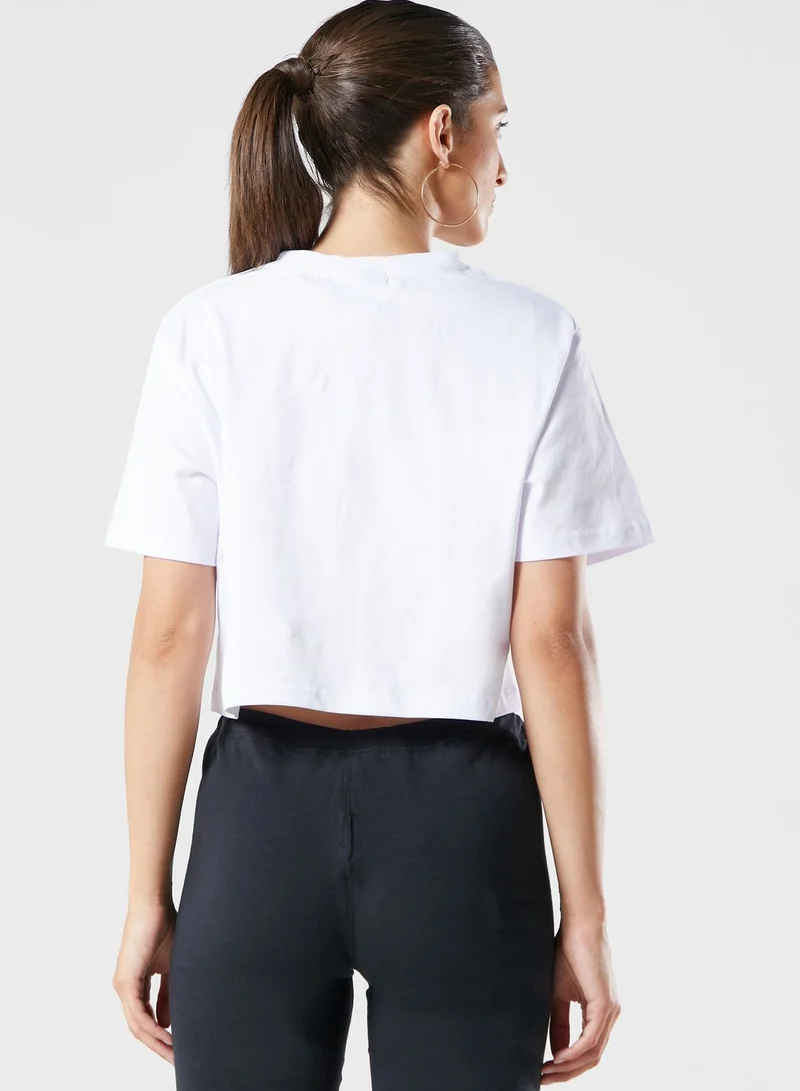 Ellesse Fireball Cropped T-Shirt