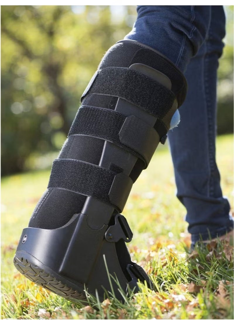 EFUMKE Fracture boots, inflatable walking fracture boots, short distance walking support orthotic boots, suitable for ankle sprains and fracture recovery, suitable for left or right foot (length 34cm width 15cm height 47cm) - Image 5