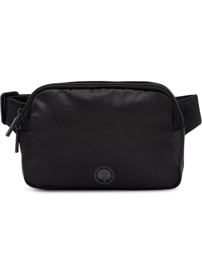 Parker Baby Co. Parker Baby Co. Diaper Belt Bag - Portable Fanny Pack Diaper Bag, Crossbody Bag for Moms - 'Birch Belt Bag', Black, Fanny Pack  - Image 1