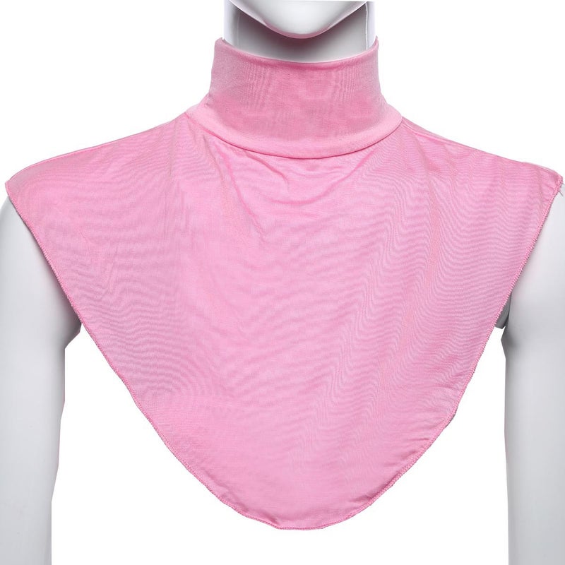 Modal Collar Shirt Cover Scarf Neck Bib Apricot