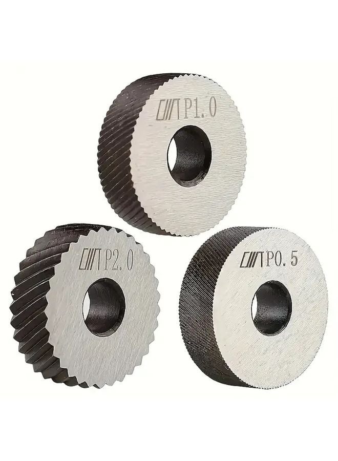 7pcs Knurling Tool Set with Dual Wheel Diagonal Linear Cutter 0 5 1 2mm Pitch - Image 5