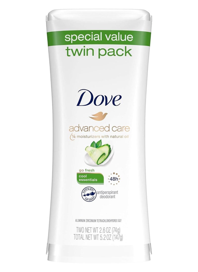 Dove go fresh Antiperspirant Deodorant, Cool Essentials 2.6 oz, Twin Pack - pzsku/Z57C9DA279FF24EC737DAZ/45/_/1734443092/9f2e6d65-05d8-44c9-8855-9565f73dc13d