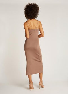 CALVIN KLEIN V-Neck Knitted Dress  - Image 2