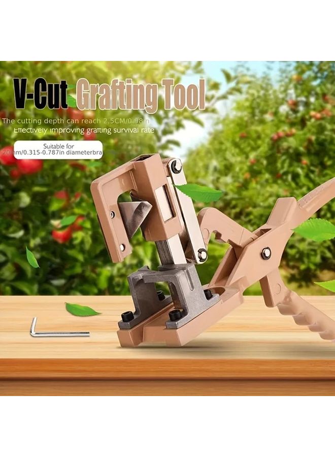 Golden Grafting Scissor Professional Branch Cutter Secateur Pruning Shears For Thick Branches - Image 2