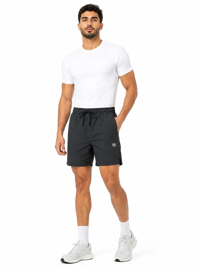 Prima Ace black Men's Shorts Gym Addict Luxury Black for Men | Best Price UAE
