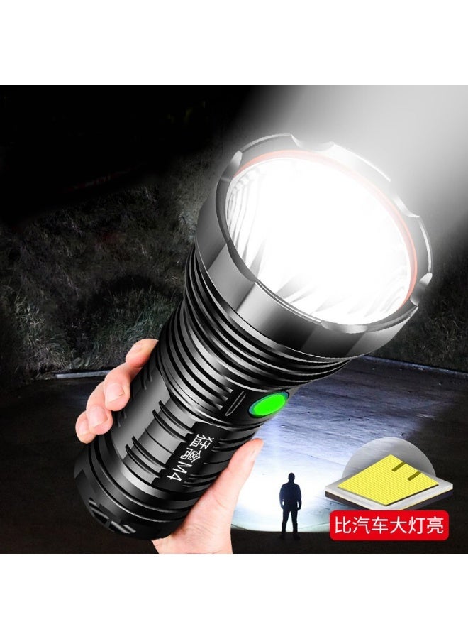 Raptor T40 Cross-Border High-Intensity Flashlight, Rechargeable, Ultra-Bright, Long-Range, USB Rechargeable, Suitable for Home and Outdoor Use, Waterproof, 8600mA Current, 3 Brightness Modes, Ideal for Camping, Outdoor Activities, Emergency, and Daily Lighting. - Image 1