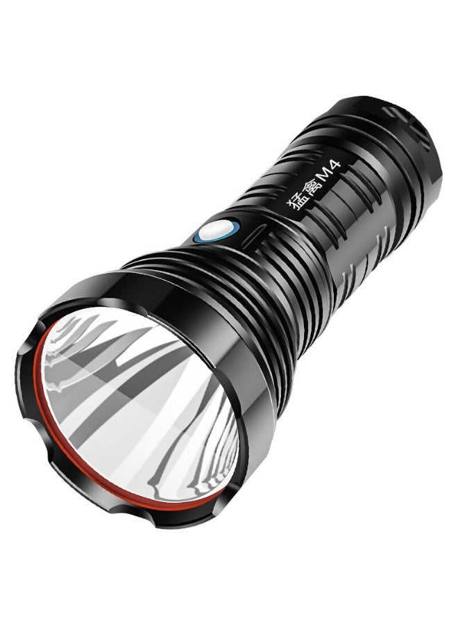 Raptor T40 Cross-Border High-Intensity Flashlight, Rechargeable, Ultra-Bright, Long-Range, USB Rechargeable, Suitable for Home and Outdoor Use, Waterproof, 8600mA Current, 3 Brightness Modes, Ideal for Camping, Outdoor Activities, Emergency, and Daily Lighting. - Image 5