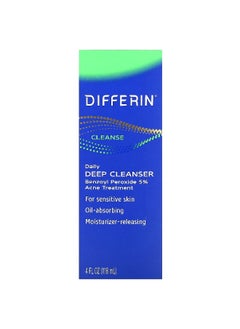 differin Differin, Daily Deep Cleanser, Sensitive Skin, 4 fl oz (118 ml)  - Image 2