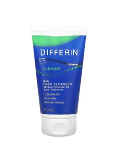differin Differin, Daily Deep Cleanser, Sensitive Skin, 4 fl oz (118 ml)  - Image 1