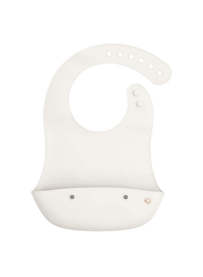 Green Sprouts Unisex Baby Scoop Silicone Bib, Light Spice - Image 1