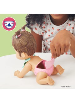 بيبي ألايف دمية Lil Snacks، Eats And Poops، دمية طفل بمقاس 8 بوصات ذات طابع الوجبات الخفيفة، قالب صندوق الوجبات الخفيفة، لعبة للأطفال من سن 3 سنوات فما فوق، شعر بني  - Image 4