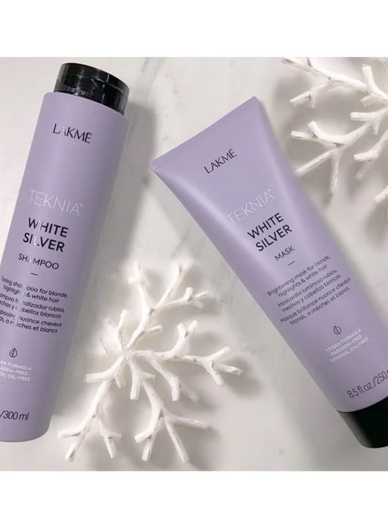 LAKME Lakme Shampoo and Musk Technia Silver White Enhanced Grey and Oil 250 + 300ml  - Image 2